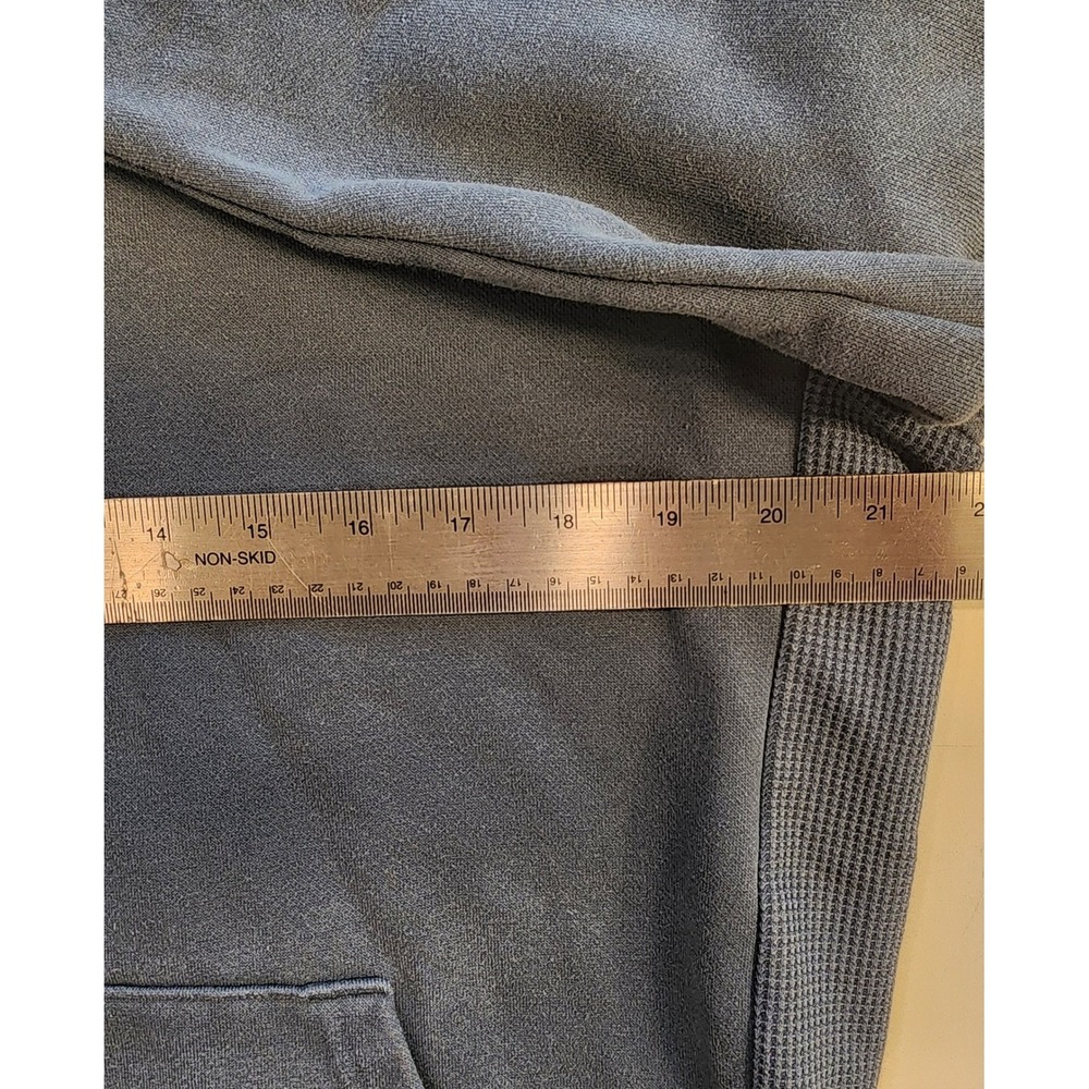 Puma Hoodie Boys Medium Blue Gray Heathered Sweatshirt Casual Activewear - Picture 7 of 8